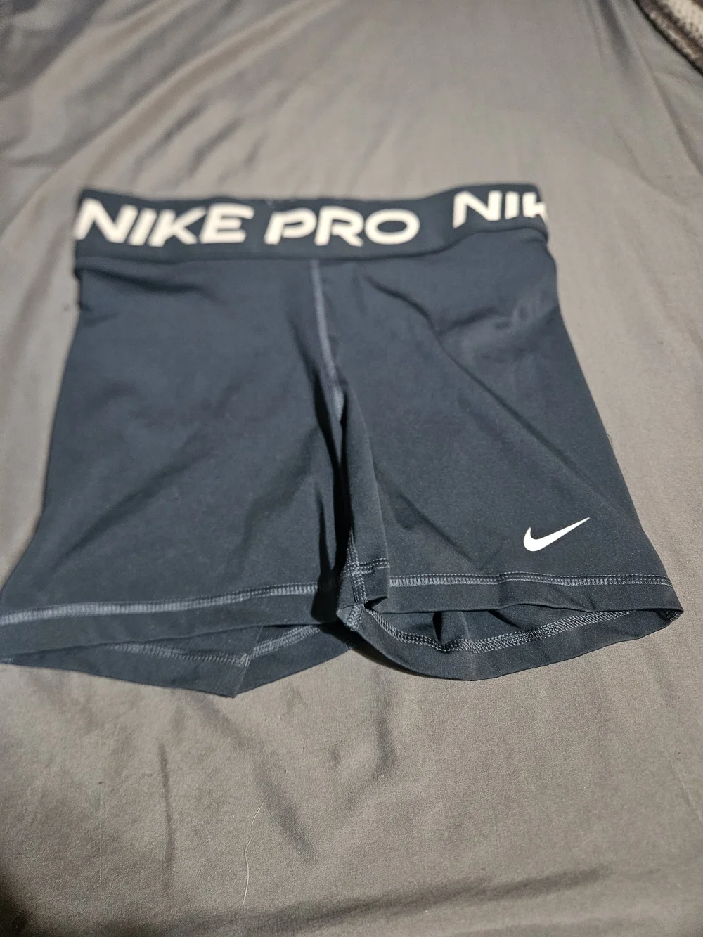 Nike Pro Navy Blue Dri-FIT Compression Shorts, 5